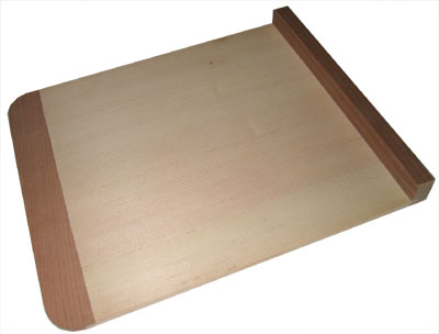 木製上コマ板(欅/桜＋米桧柾)30X26