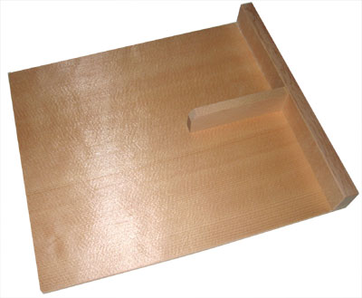 木製米桧柾コマ板Ｔ字30X26
