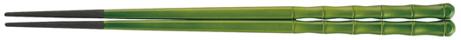 竹型箸若竹緑塗200℃耐熱PBT