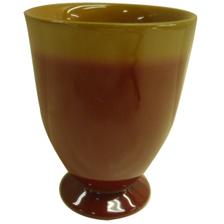 木製フリーカップ朱内白ﾎﾞｶｼ漆塗