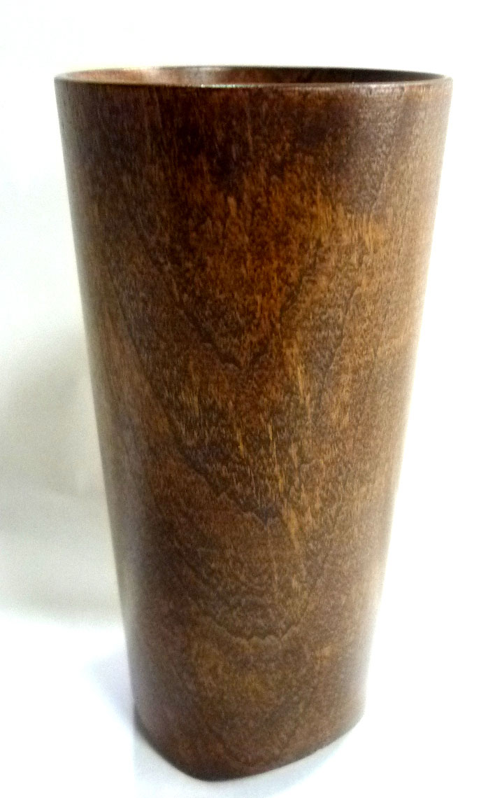 木製一口グラス-桜スリ漆 芸大漆芸科デザイン