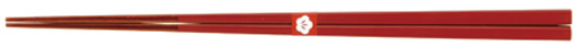 竹にっぽん伝統色漆箸23cm/古代朱
