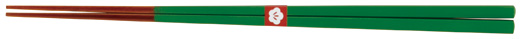 竹にっぽん伝統色漆箸23cm/常磐緑